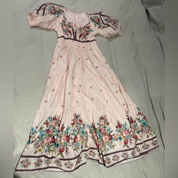 Anthropologie The Somerset Puff-Sleeve Maxi Dress . Size M - Picture 6 of 16